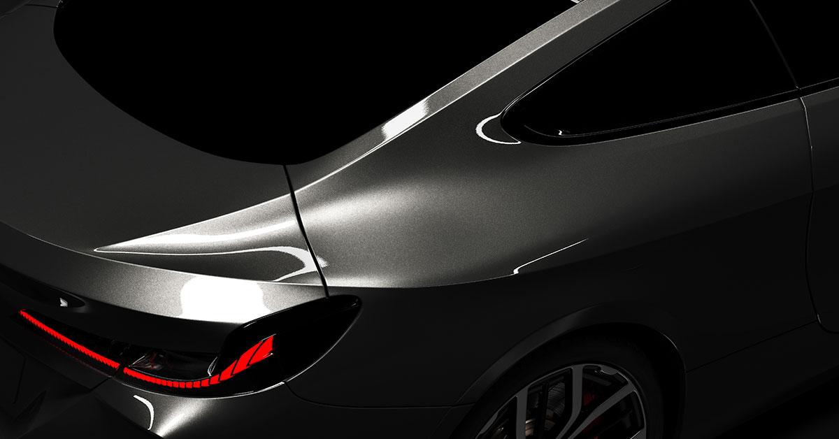Image of a silver car